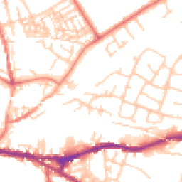 Daytime road noise heatmap for CH3 5NZ