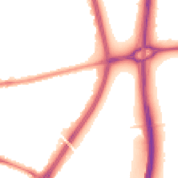 Night-time road noise heatmap for CH3 5PT