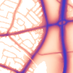Daytime road noise heatmap for CH3 5PW