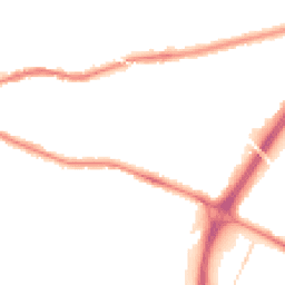Night-time road noise heatmap for CH3 5QH