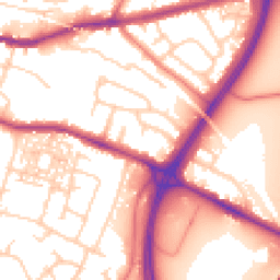 Daytime road noise heatmap for CH3 5QP