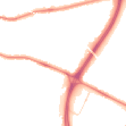 Night-time road noise heatmap for CH3 5QP