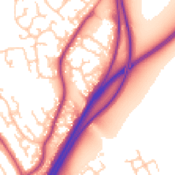 Daytime road noise heatmap for CH3 5RE