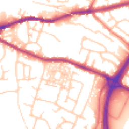 Daytime road noise heatmap for CH3 5RH
