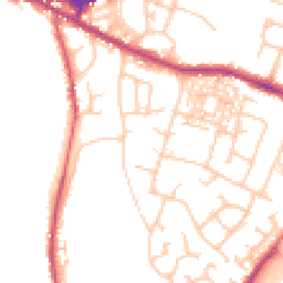 Daytime road noise heatmap for CH3 5RN