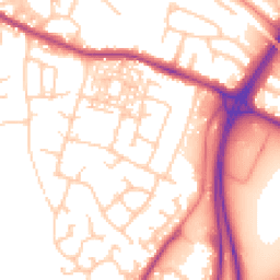 Daytime road noise heatmap for CH3 5RX