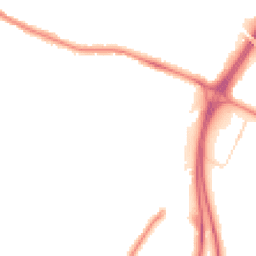 Night-time road noise heatmap for CH3 5RX