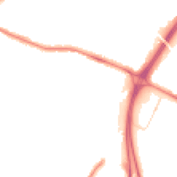 Night-time road noise heatmap for CH3 5RZ