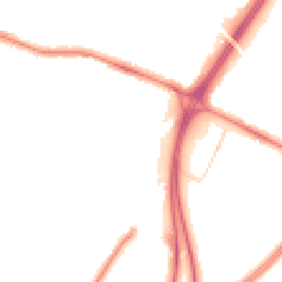 Night-time road noise heatmap for CH3 5SA
