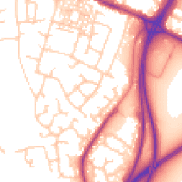 Daytime road noise heatmap for CH3 5SD