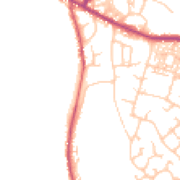 Daytime road noise heatmap for CH3 5UY