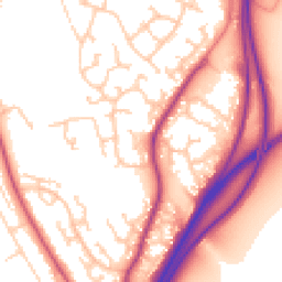Daytime road noise heatmap for CH3 5XG