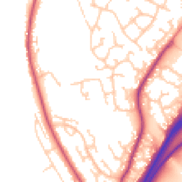 Daytime road noise heatmap for CH3 5XH