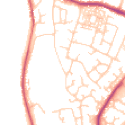 Daytime road noise heatmap for CH3 5XW