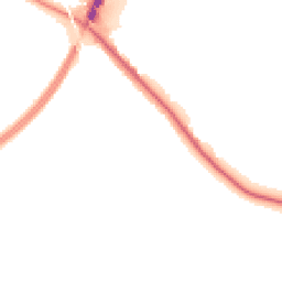 Night-time road noise heatmap for CH3 6AW