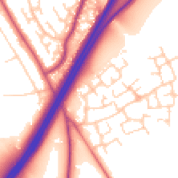 Daytime road noise heatmap for CH3 6BB