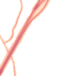 Night-time road noise heatmap for CH3 6BF