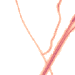 Night-time road noise heatmap for CH3 6BG