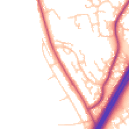 Daytime road noise heatmap for CH3 6BR