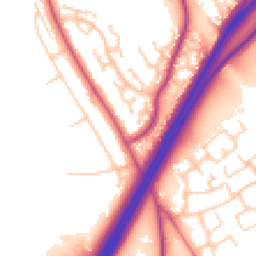 Daytime road noise heatmap for CH3 6BS