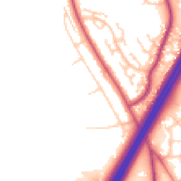 Daytime road noise heatmap for CH3 6DG