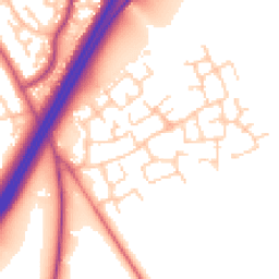 Daytime road noise heatmap for CH3 6DH