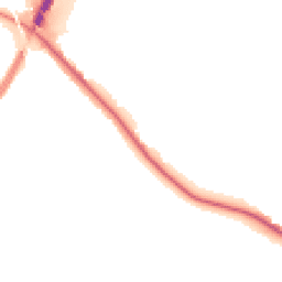 Night-time road noise heatmap for CH3 6DJ