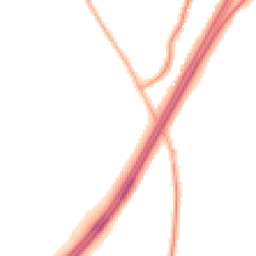 Night-time road noise heatmap for CH3 6DQ