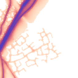 Daytime road noise heatmap for CH3 6ET