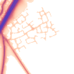 Daytime road noise heatmap for CH3 6FF