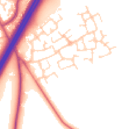 Daytime road noise heatmap for CH3 6FG