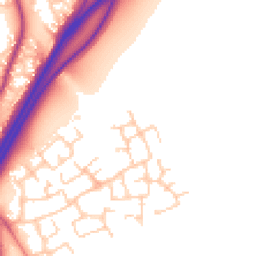 Daytime road noise heatmap for CH3 6FJ