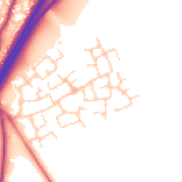 Daytime road noise heatmap for CH3 6FR