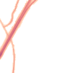 Night-time road noise heatmap for CH3 6GL