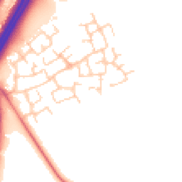 Daytime road noise heatmap for CH3 6GN