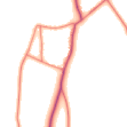 Daytime road noise heatmap for CH3 6HN