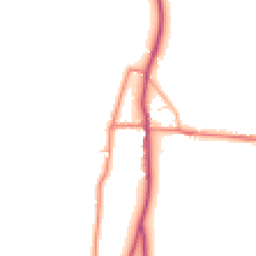 Daytime road noise heatmap for CH3 6JZ