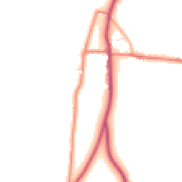 Daytime road noise heatmap for CH3 6NE