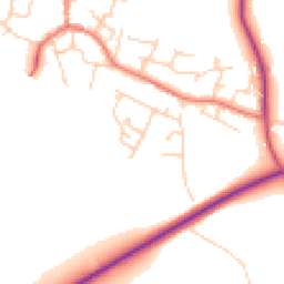 Daytime road noise heatmap for CH3 6NS