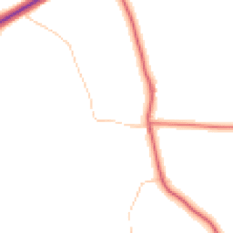 Daytime road noise heatmap for CH3 6PH