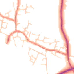 Daytime road noise heatmap for CH3 6PL