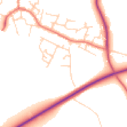 Daytime road noise heatmap for CH3 6PP