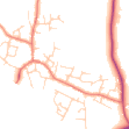 Daytime road noise heatmap for CH3 6PW