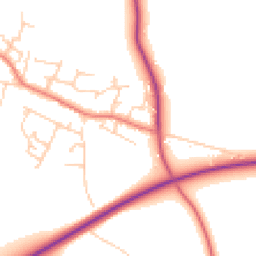 Daytime road noise heatmap for CH3 6QQ