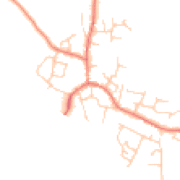 Daytime road noise heatmap for CH3 6QU