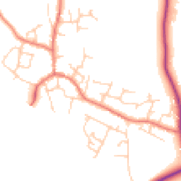 Daytime road noise heatmap for CH3 6QY