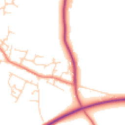 Daytime road noise heatmap for CH3 6RE