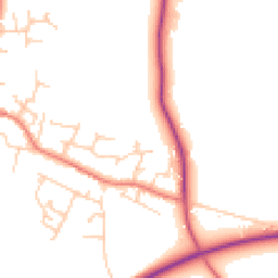 Daytime road noise heatmap for CH3 6RG