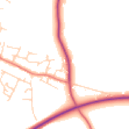 Daytime road noise heatmap for CH3 6RL