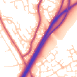 Daytime road noise heatmap for CH3 6RP